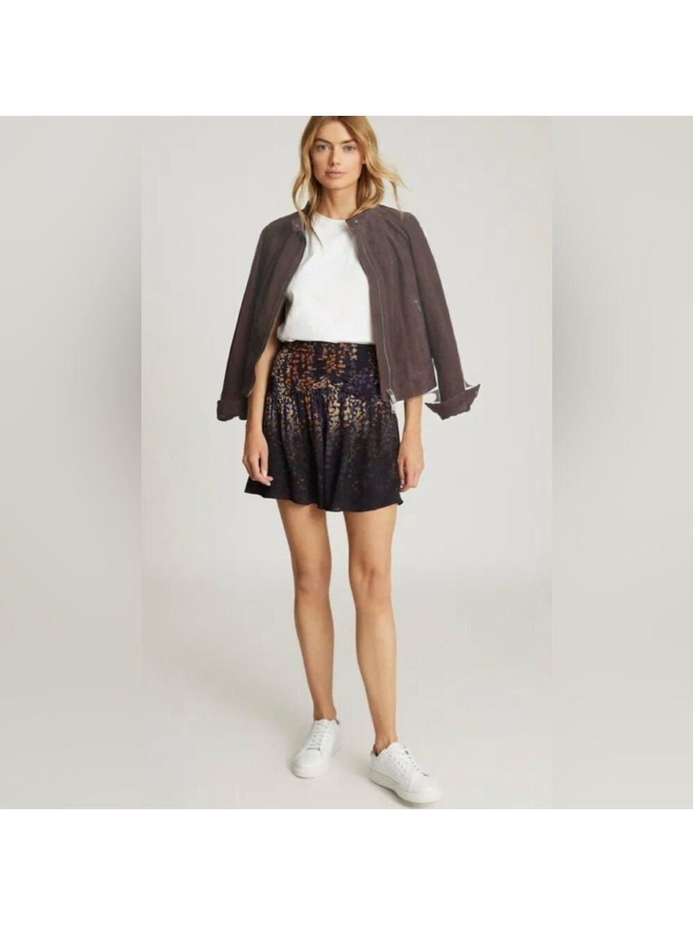 Reiss Black and Gold Skirt